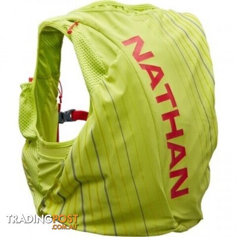 Nathan Pinnacle 12L Womens Hydration Vest - FinishLime/Hibiscus - M - NS40180-50043-33