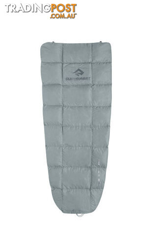 Sea To Summit Cinder CD1 Down Quilt - Long - Grey - ACD1-L