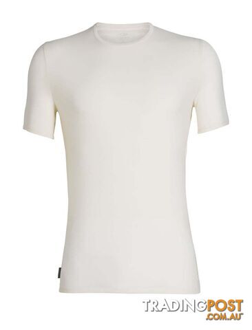 Icebreaker Merino Anatomica SS Crewe Mens T-Shirt - Snow - S - 103033104S