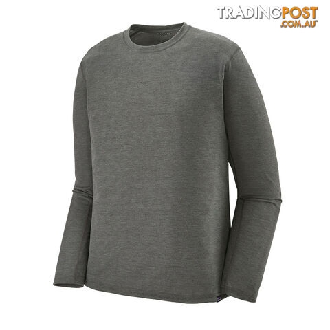 Patagonia Capilene Cool Trail Mens Long Sleeve Performance T-Shirt - Forge Grey...