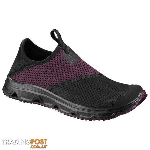 Salomon RX Moc 4.0 Womens Everyday Shoes - Black/Black/Potent Purple - 8 US -...
