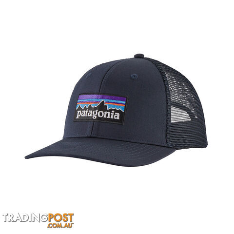 Patagonia P-6 Logo Trucker Hat - Navy Blue - 38289-NVYB-ALL