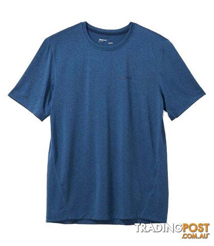 Marmot Conveyor Mens Short Sleeve Performance T-Shirt - Arctic Navy Heather - L...