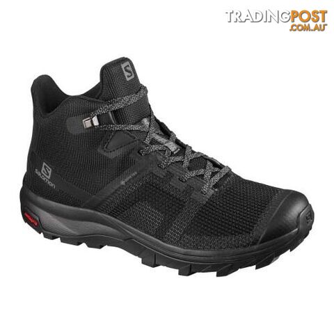 Salomon Outline Prism Mid GTX Womens Hiking Shoes - Black/Qush - 411211