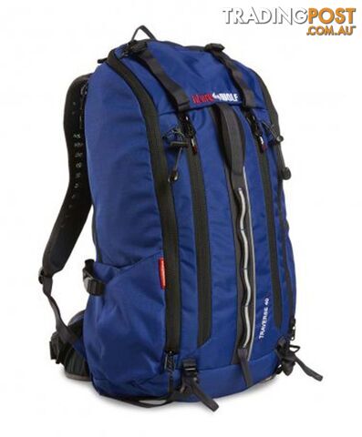 Black Wolf Traverse 40L Daypack - Blue - 4254-Blue