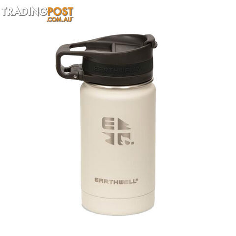 Earthwell Roaster Vacuum Bottle 12oz/350ml - Loop Cap - Baja Sand - VJ12-R10L20