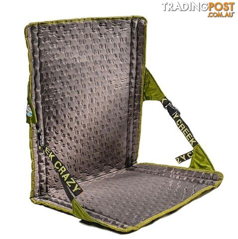 Crazy Creek Hex 2.0 Longback Lightweight Camping Chair - Olive/Slate - 1039-999