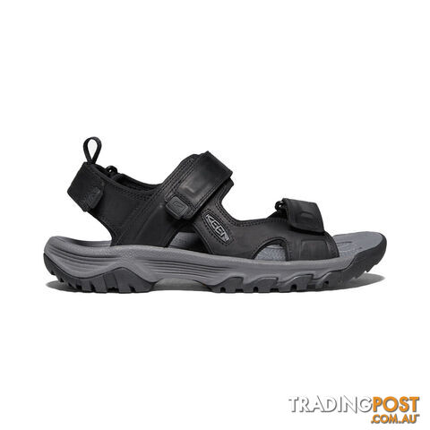 Keen Targhee III Open Toe Mens Hiking Hiking Sandals - Black Grey - 1022422
