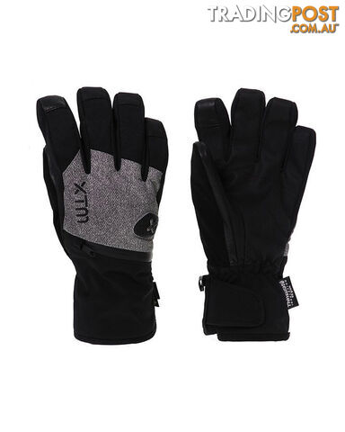 XTM Sage Adult Unisex Waterproof Snow Gloves - Grey Denim - L - DU020-GDM-L