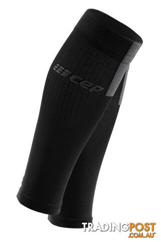 CEP 3.0 Mens Compression Calf Sleeves - Black/Dark Grey - V - WS50VX4