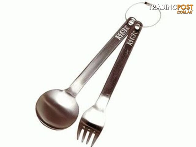 MSR Ultralight Titan Fork & Spoon15 grams each - F661-321150