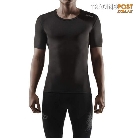 CEP Wingtech Short Sleeve Mens Running T-Shirt - Black - XL - W06D555 - photo 2 of 2