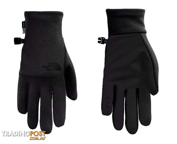 The North Face Etip Recycled Mens Fleece Gloves - TNF Black - M -...