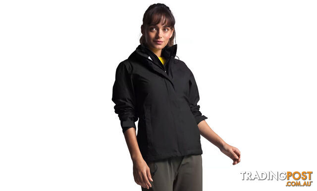 The North Face Venture 2 Womens Waterproof Jacket - TNF Black/TNF Black - S -...