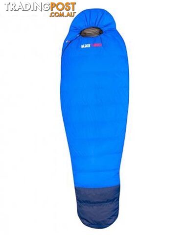 Black Wolf Hiker 200 Down Sleeping Bag - Blue - 5765-Blue