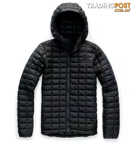 The North Face Thermoball Eco Womens Insulated Hoodie - TNF Black Matte - L - NF0A3Y3PXYM-W0L
