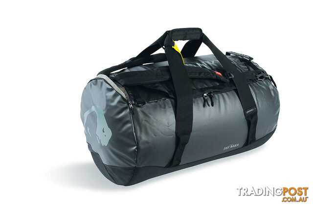 Tatonka 85L Large Weatherproof PVC Barrel Bag & Backpack - Black - TAT1953.040
