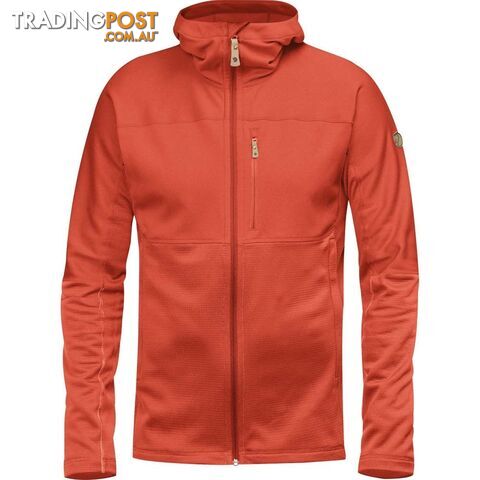 Fjallraven Abisko Trail Fleece Mens Jacket - Flame Orange - M - CF82257214M