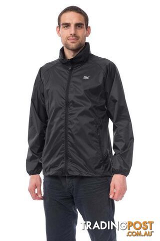Mac In A Sac Origin Unisex Waterproof Packable Rain Jacket - Jet Black [Jacket...