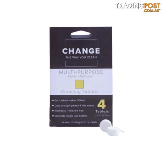 Change Multipurpose Cleaning Tablets - 4 Pack - MP4P001