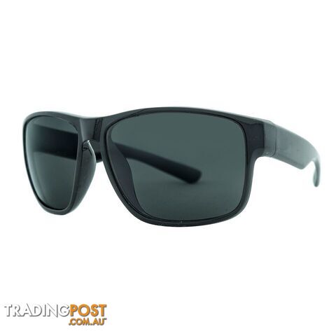 Venture Eyewear Summit Polarised Sunglasses - Black/Grey - 8041-Blkgrey-IP-48