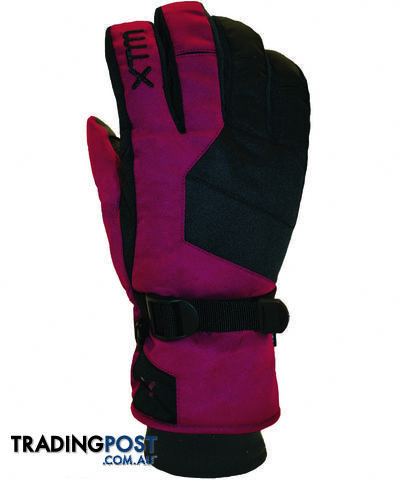 XTM Les Triomphe Ladies Snow Glove - Burgundy - S - BL009-BUR-S