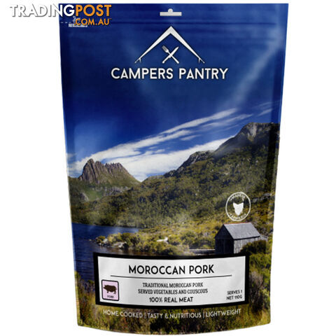 Campers Pantry Moroccan Pork Freeze Dried Meal - CPMP11017