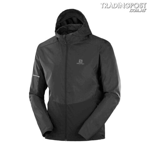 Salomon Agile FZ Mens Water Repellent Running Jacket - LC1297