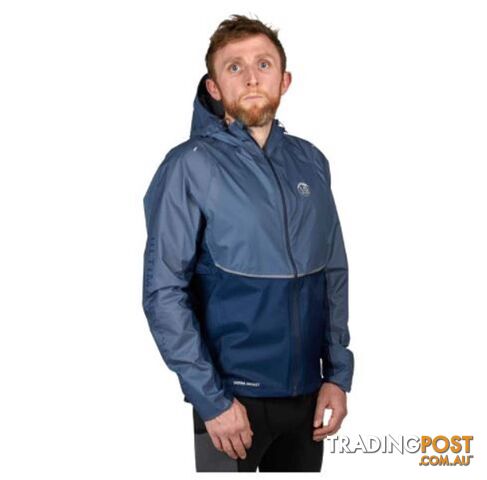 Ultimate Direction Ultra Mens Waterproof Running Jacket - Navy Blue - Large -...