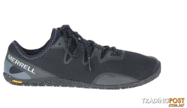 Merrell Vapor Glove 5 Womens Minimalist Running Shoes - Black - 8.5 -...