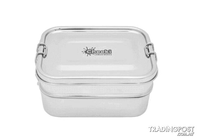Cheeki Double Stacker Stainles Steel Lunch Box - 1L - CLBDS1