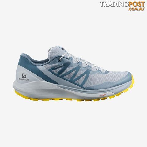 Salomon Sense Ride 4 Womens Trail Running Shoes - Arctic Ice/Kentucky Blue/Lemon...