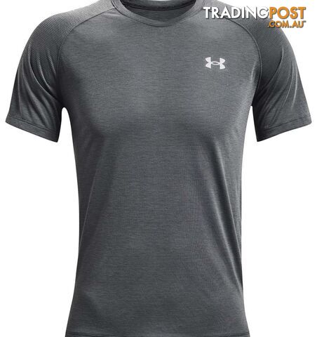 Under Armour Streaker SS Mens Performance T-Shirt - Pitch Gray/Pitch...