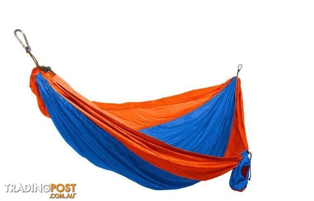 Grand Trunk Double Hammock w/ Strap - Blue/Orange - DLXH-27