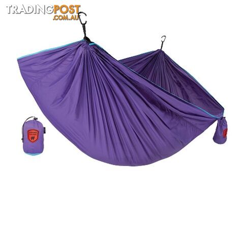 Grand Trunk Tech Single Hammock - Aqua/Violet - TT-SH-41-53