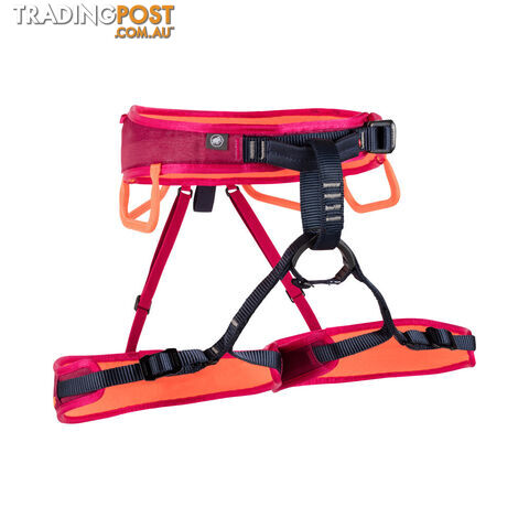 Mammut Ophir Fast Adjust Womens Climbing Harness - Sundown/Safety Orange - XS - 2020-01351-6373-110