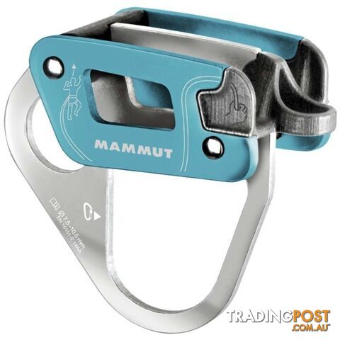 Mammut Bionic Alpine Belay Device -  Aqua/Graphite - 2040-01601-5852-1