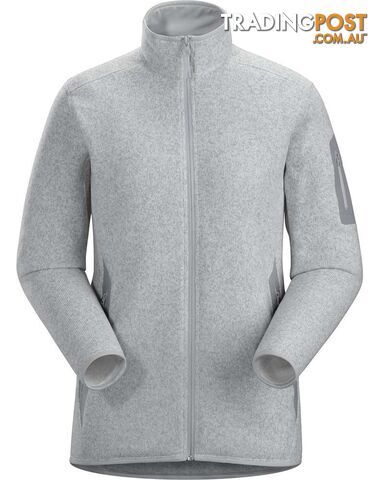 Arc'teryx Covert Womens Fleece Cardigan - Athena Grey Heather - L - L07252600-L
