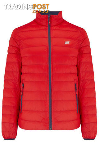 Mac In A Sac Polar Mens Reversible Insulated Down Jacket - Red/Navy - L -...