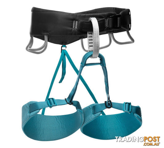 Black Diamond Momentum Womens Climbing Harness - Aqua Verde - BD6511023019