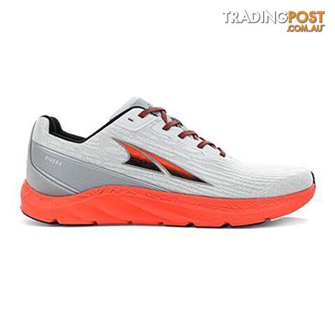 Altra Rivera Mens Road Running Shoes - Gray/Orange - 11.5US - AL0A4VQL280-115