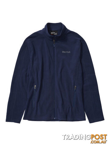 Marmot Rocklin Full Zip Mens Fleece Jacket - Arctic Navy - S - 101302975S
