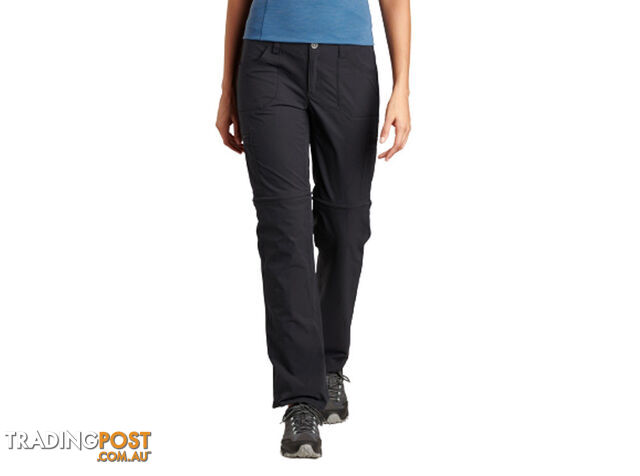 Kuhl Horizn Convertible Womens Hiking Pants - 30L - Raven - AU10/US8 -...
