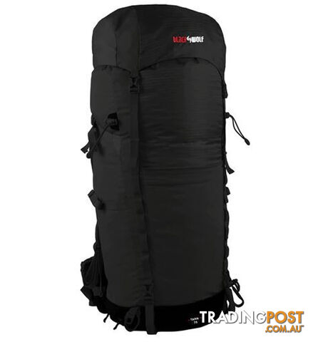 Black Wolf Tarn 75 Trekking Backpack - Jet Black - W0027