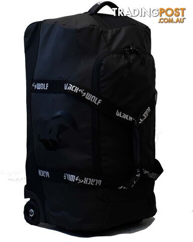 Black Wolf Adventure Pro Roller 90L Travel Bag - Jet Black - W0141-JetBlack