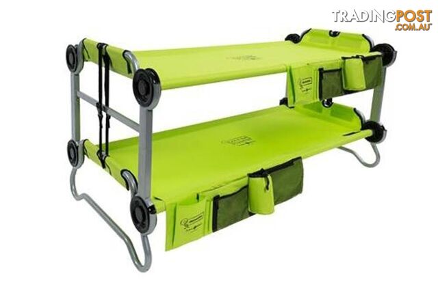 Disc-O-Bed Kid-O-Bunk w/ Organiser - Lime Green - DB30005BO