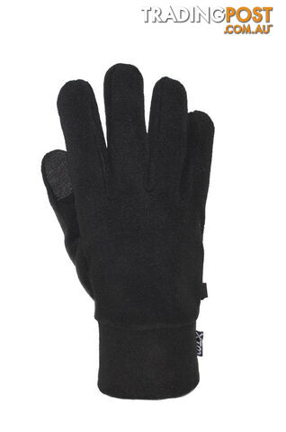 XTM Muse Mens Fleece Glove - Black - M - EM002-BLK-M