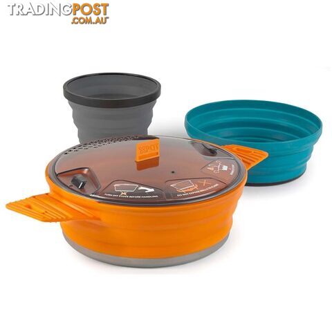 Sea To Summit X-Set 21 - 3 Pce (X-Pot 1.4L, X-Bowl, X-Mug) - AXSET21OR