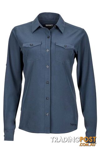 Marmot Annika Womens Long Sleeve Shirt - Dark Steel - 149242-DS