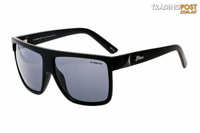 Liive Roller Polarised Sunglasses - Matt Black - L0403A